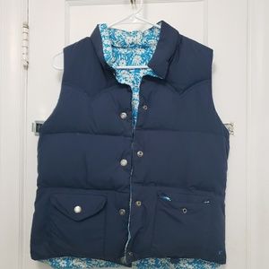 Womens Medium American Eagle Floral Vest